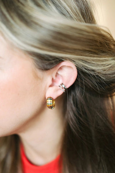 Elly Colorful Hoop Earrings - Southern Soule Designs