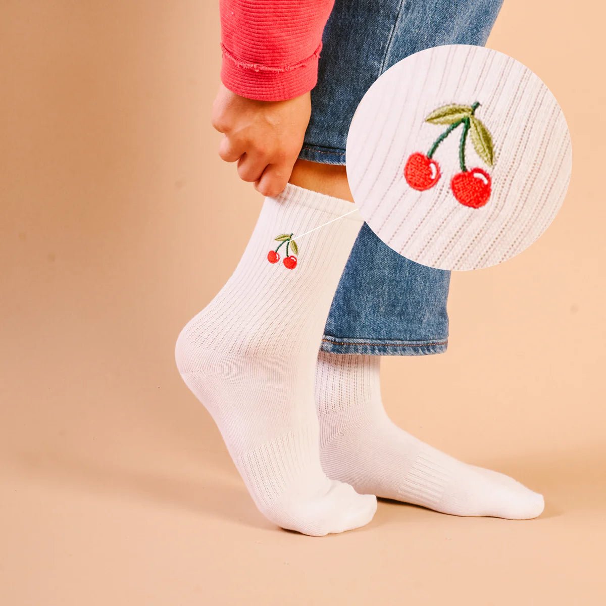 Embroidered Crew Socks - Southern Soule Designs