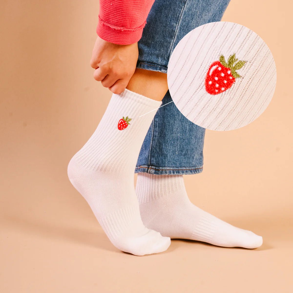 Embroidered Crew Socks - Southern Soule Designs