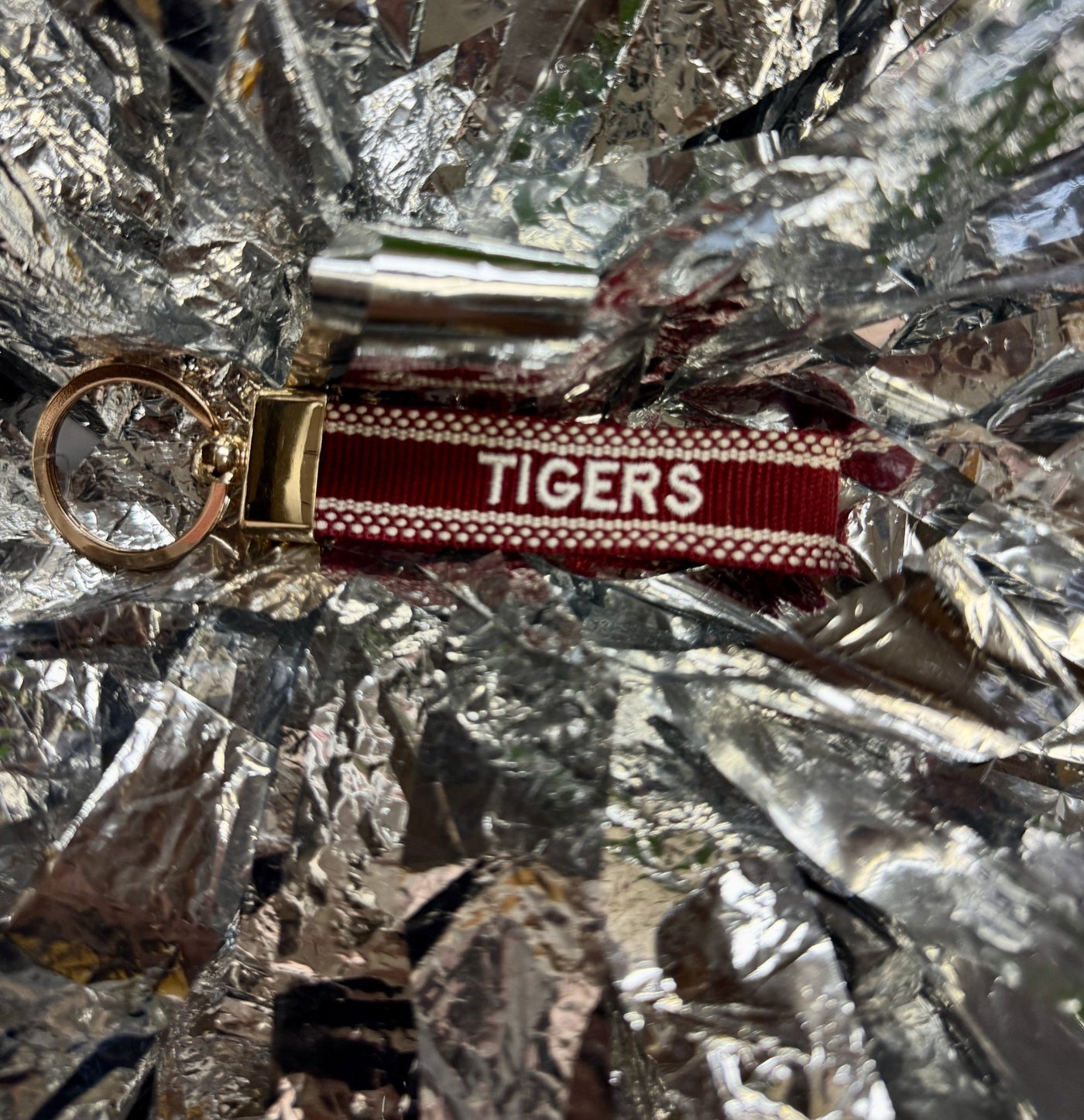 Embroidered Tiger Keychain - Southern Soule Designs