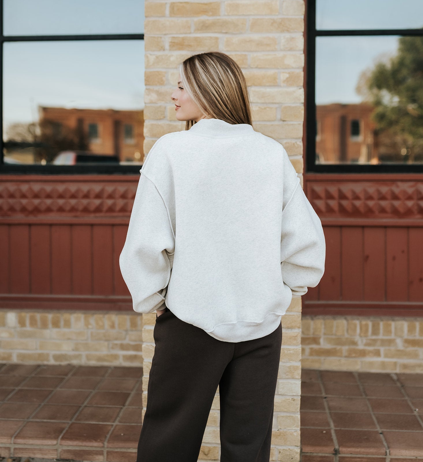 Espresso CloudWalk Wide Leg Fleece Pants KP5704 - Southern Soule Designs