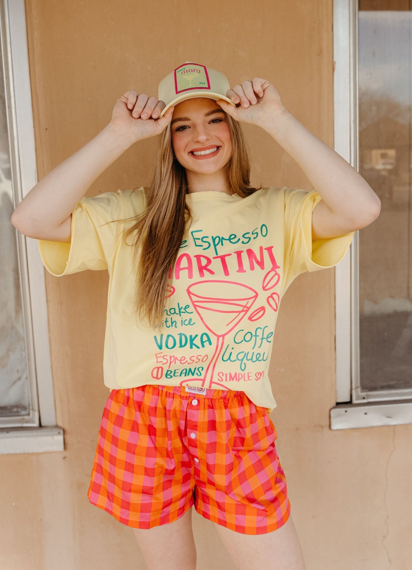Espresso Martini Yellow Tee - Southern Soule Designs