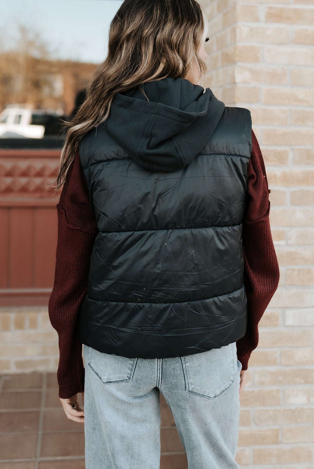 Essential Puffer Vest Black ZV254678 - Southern Soule Designs