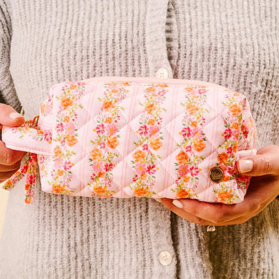 Essentials Quilted Cosmetic Pouch - Southern Soule Designs