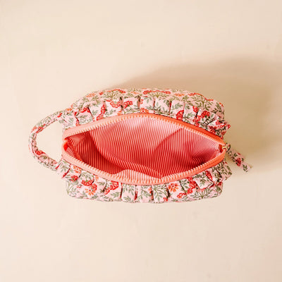 Essentials Quilted Cosmetic Pouch - Everbloom Dusty Rose - Southern Soule Designs