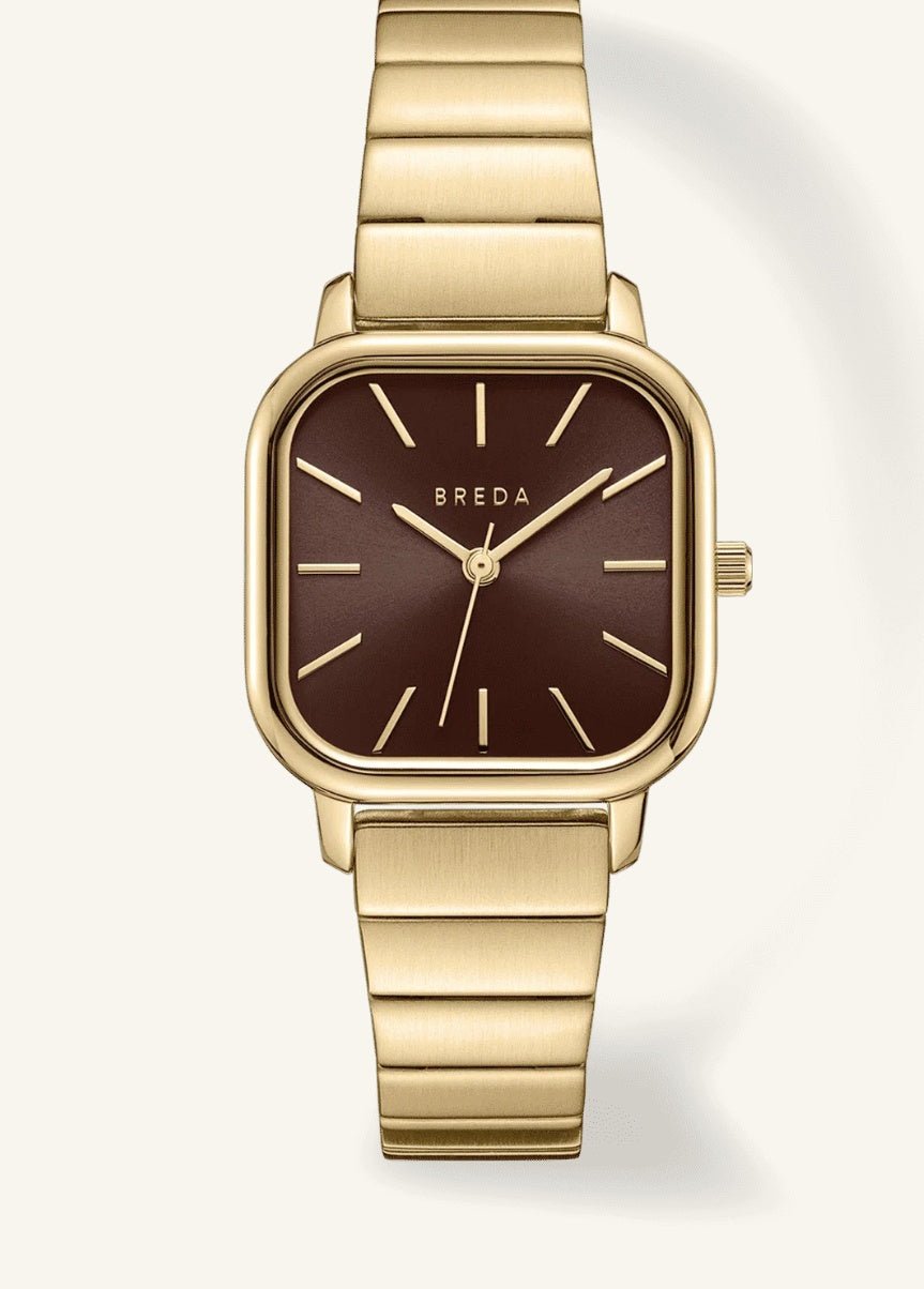 Esther 1735o Gold/Brown Watch 26MM - Southern Soule Designs