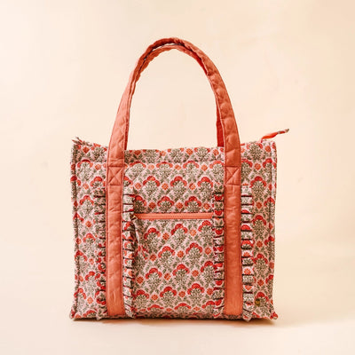 Everbloom Dusty Rose The Everyday Quilted Tote Bag - Southern Soule Designs
