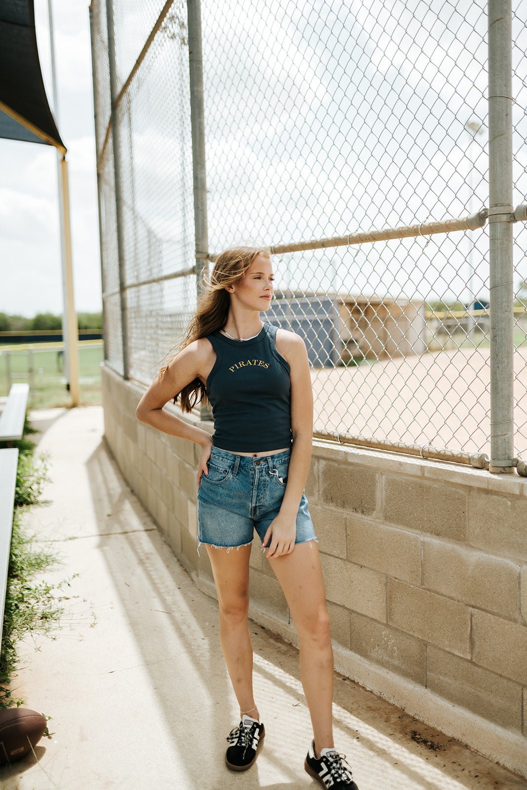 Everyday Hi-Rise Denim Shorts Vintage Indigo ZS232661S - Southern Soule Designs