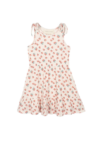 Girls Ivory Strawberry Sweetheart Dress 7152CMCM