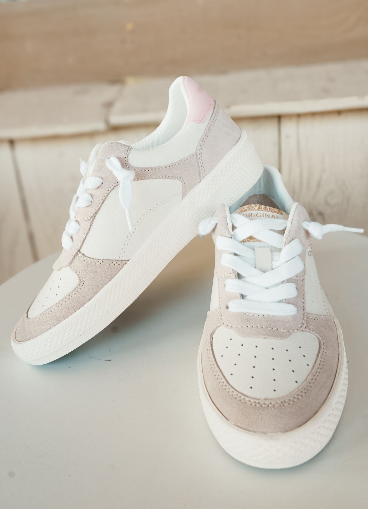 Fast 7 Grey Suede/Pink - Southern Soule Designs