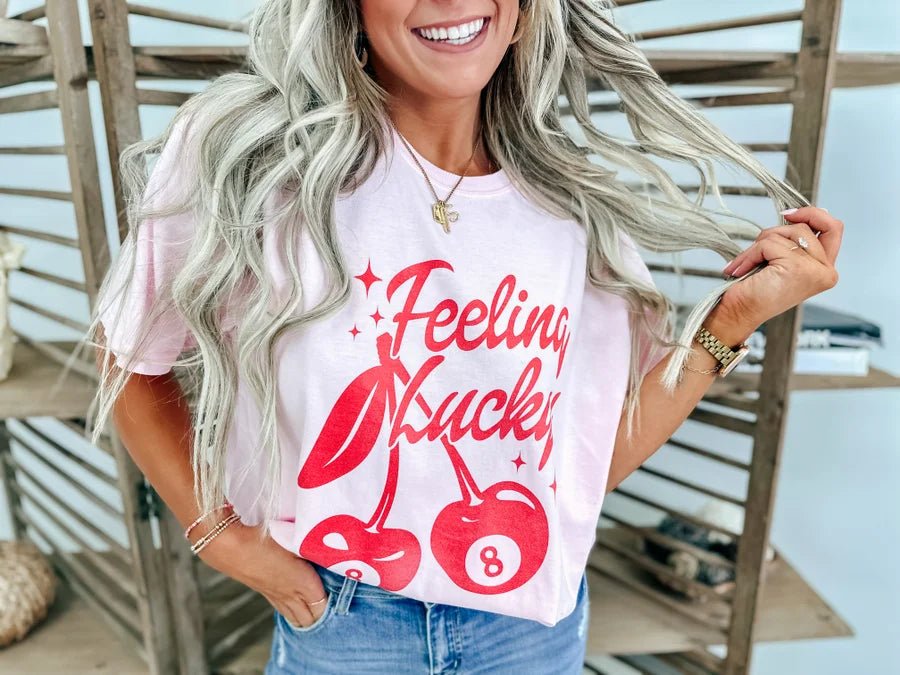 Feeling Lucky Tee Blossom - Southern Soule Designs
