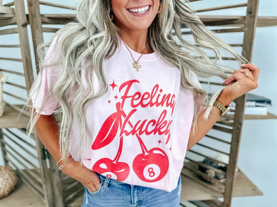 Feeling Lucky Tee Blossom - Southern Soule Designs
