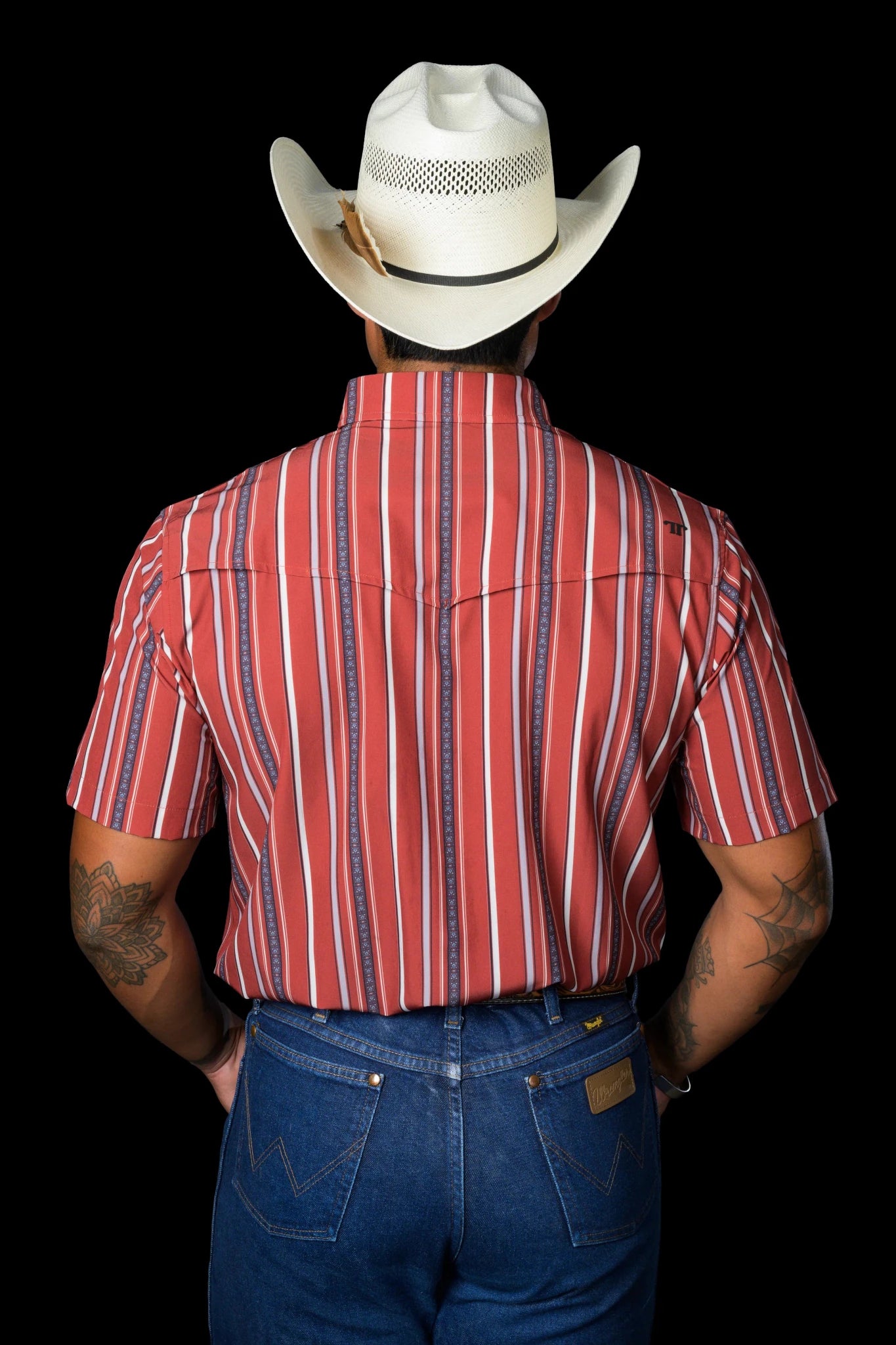 Ferrell - Brooks Red Short Sleeve Snap Shirt - Southern Soule Designs