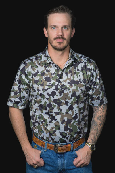 Ferrell - Camo 2.0 Polo - Southern Soule Designs
