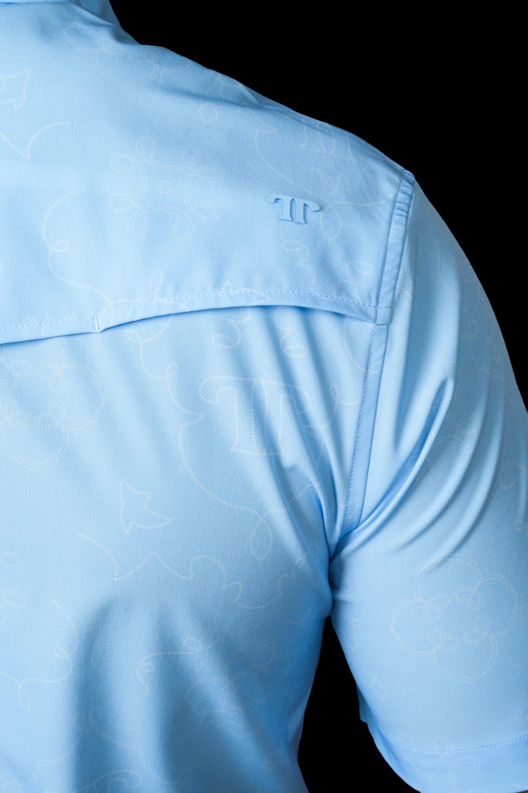 Ferrell - Carson in Light Blue Short Sleeve Snap Shirt - Southern Soule Designs