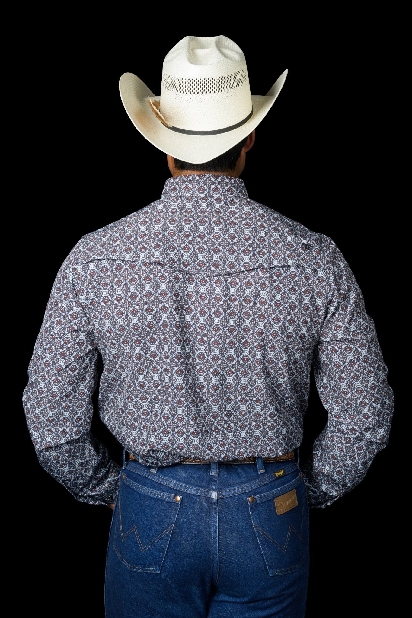 Ferrell - Connor Brown Long Sleeve Snap Shirt - Southern Soule Designs
