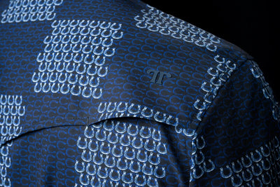 Ferrell - Dallas Blue Short Sleeve Snap Shirt - Southern Soule Designs