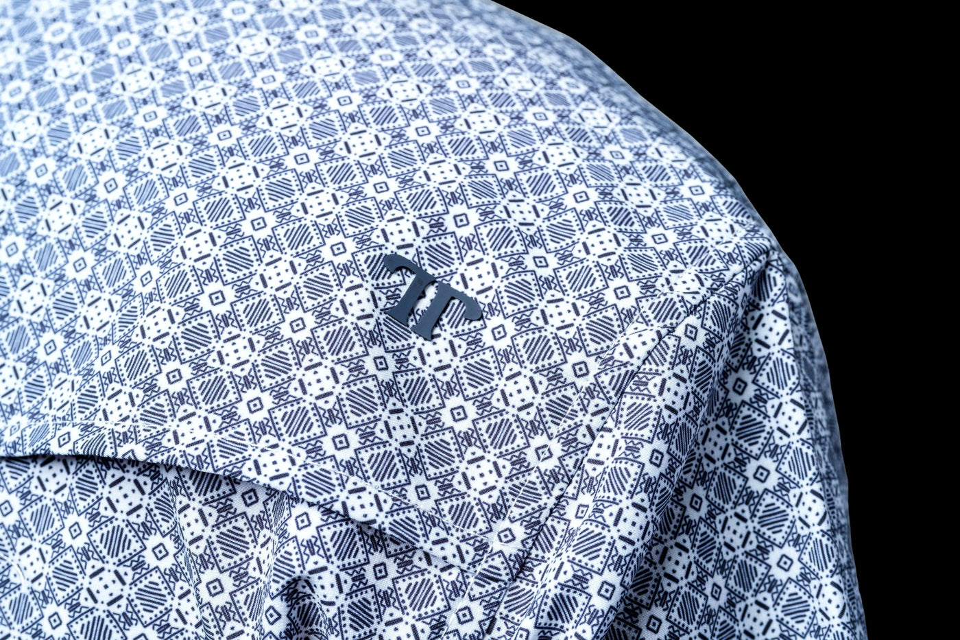 Ferrell - Diamond Short Sleeve Snap Shirt Black - Southern Soule Designs