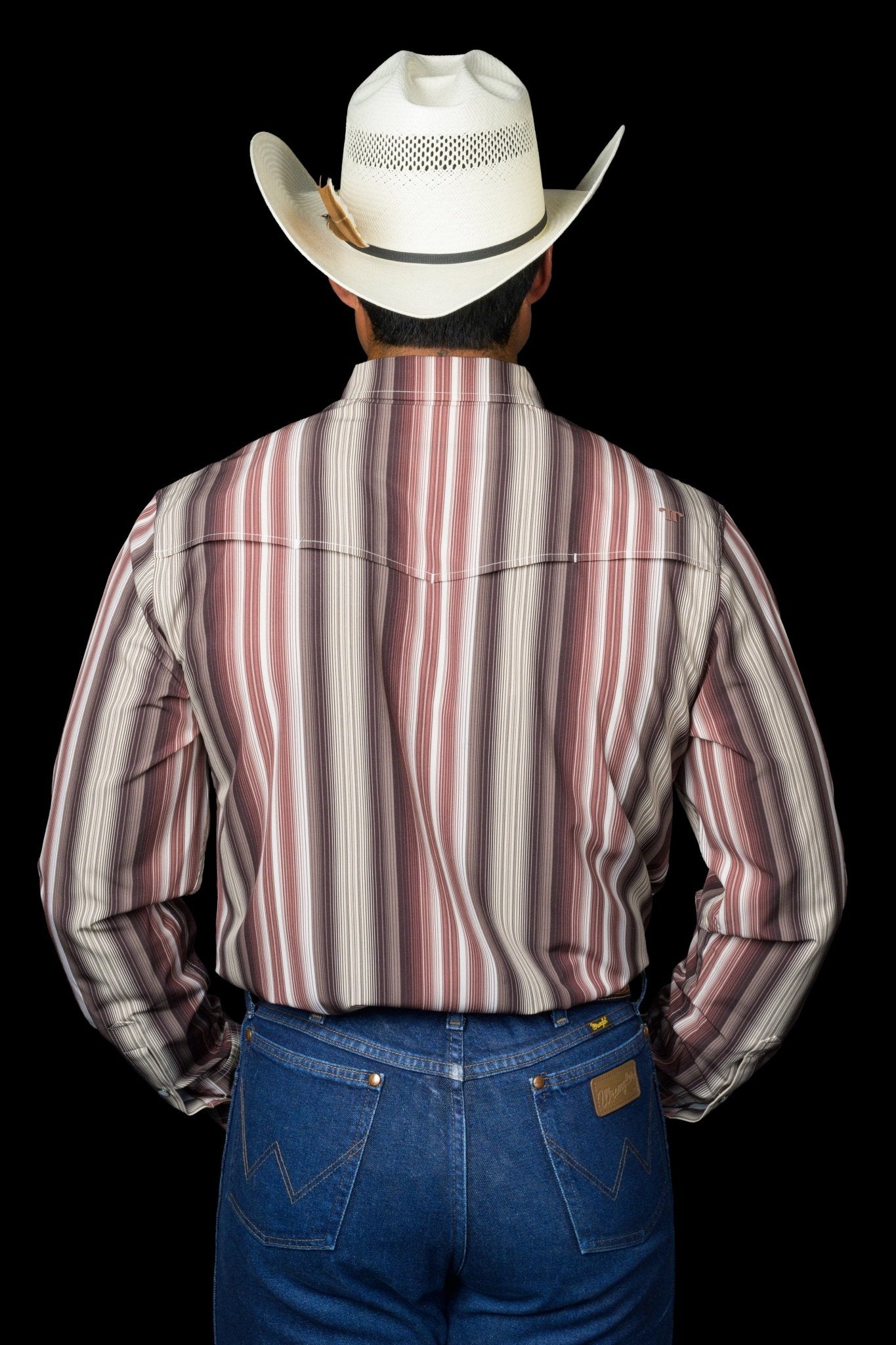 Ferrell - Harrison Brown Long Sleeve Snap Shirt - Southern Soule Designs