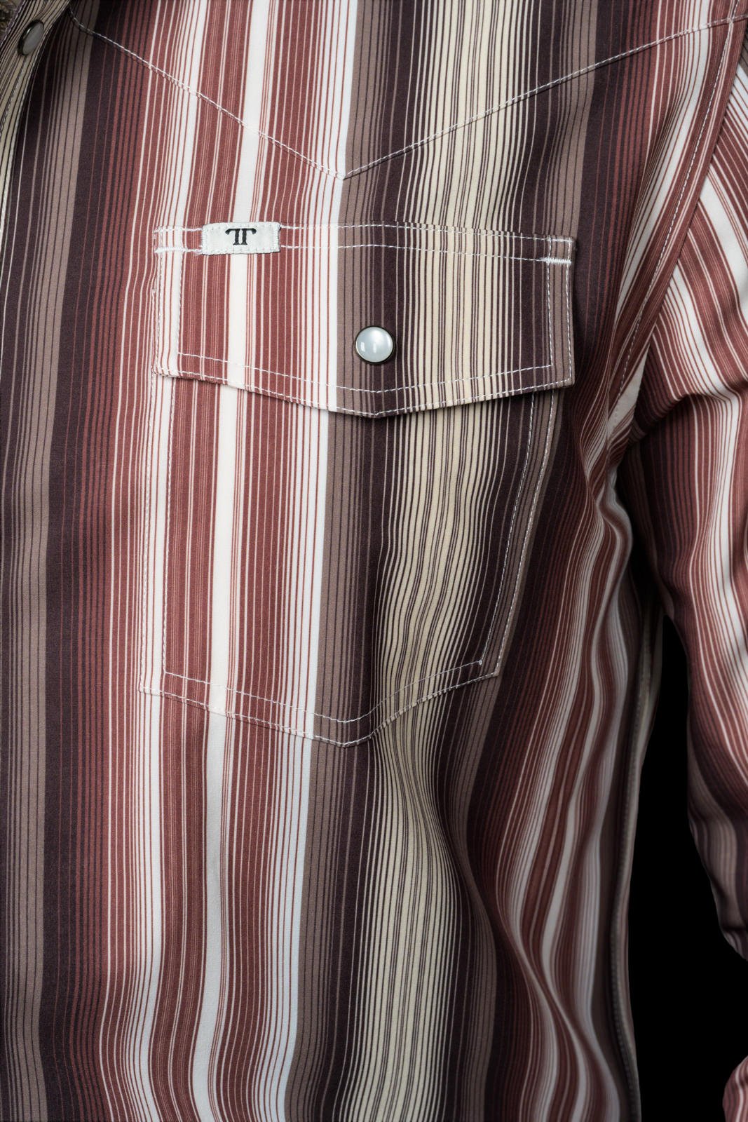 Ferrell - Harrison Brown Long Sleeve Snap Shirt - Southern Soule Designs