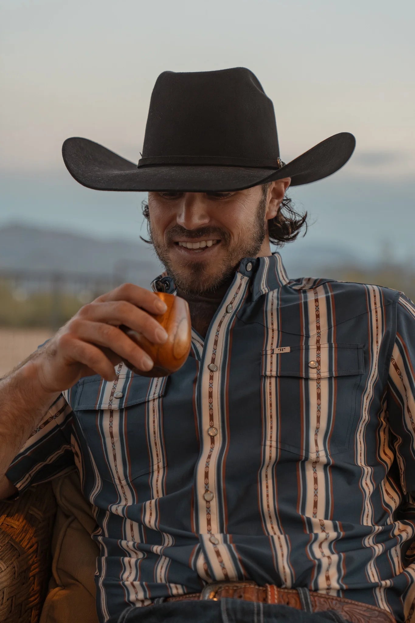 Ferrell - Hudson Short Sleeve Snap Shirt - Southern Soule Designs