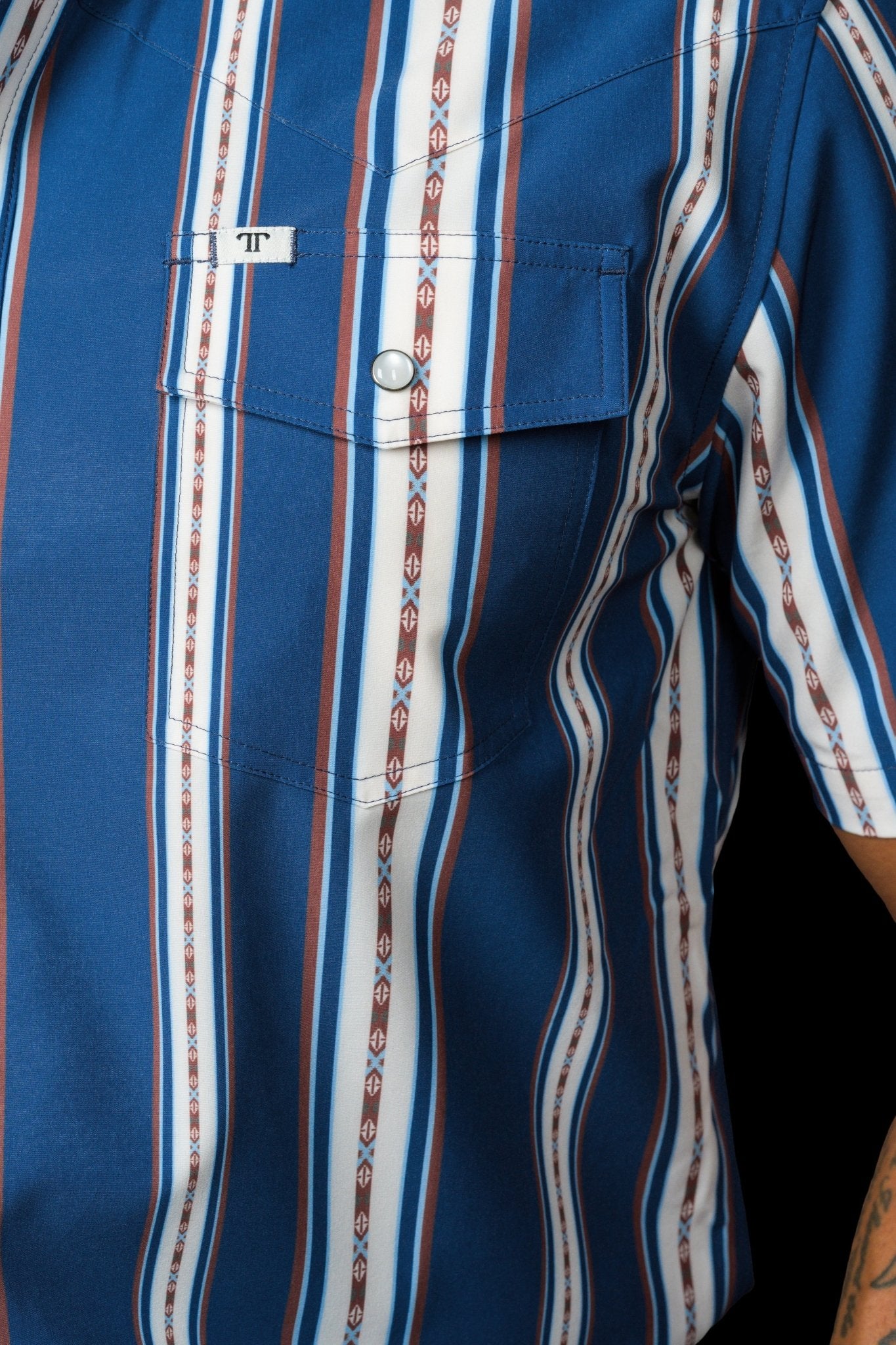 Ferrell - Hudson Short Sleeve Snap Shirt - Southern Soule Designs