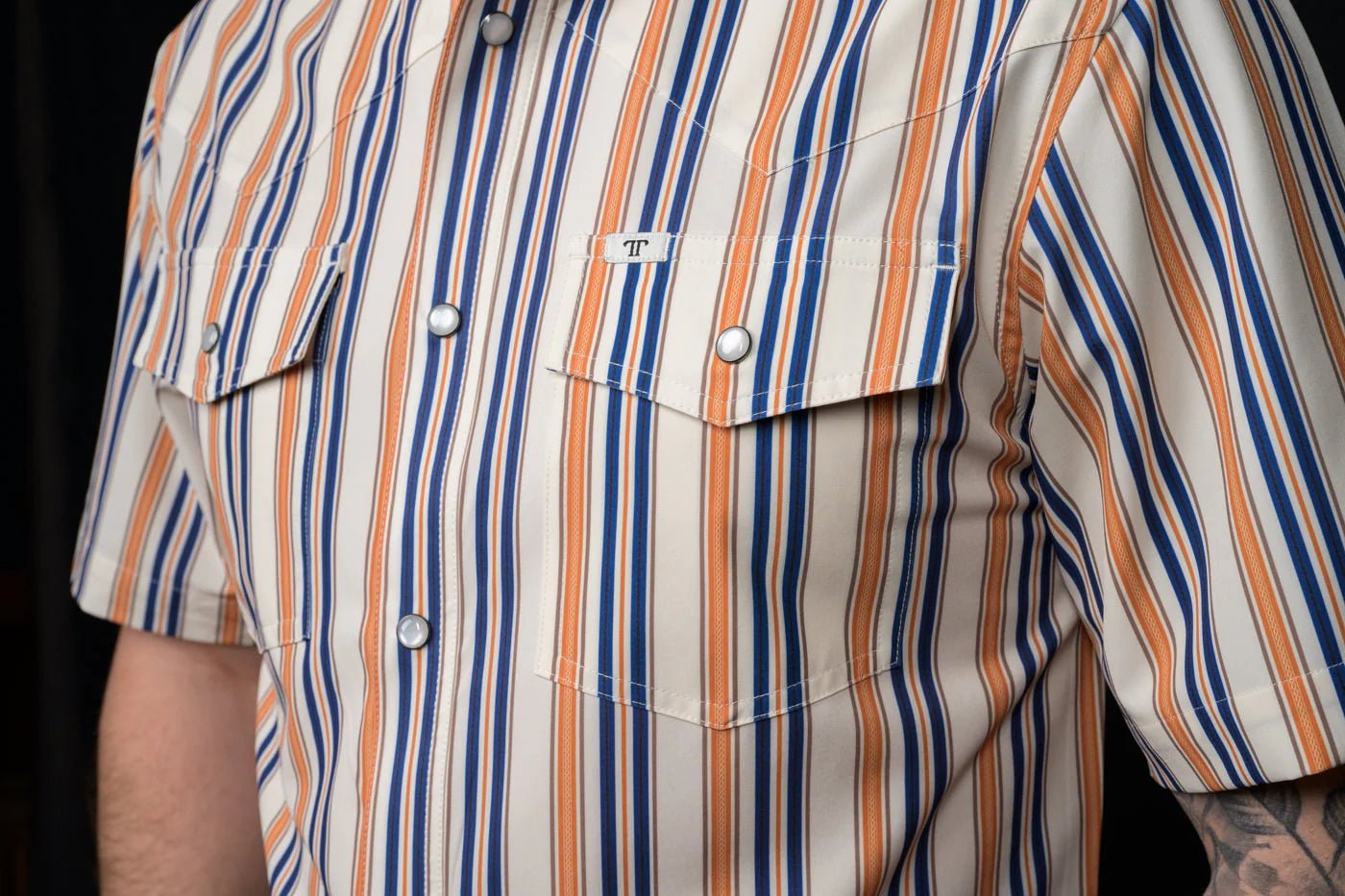 Ferrell - Jackson Short Sleeve Snap Shirt - Southern Soule Designs