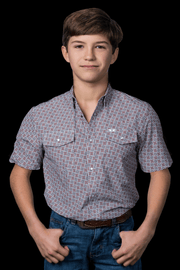 Ferrell - Kids Colton Red Short Sleeve Snap Shirt - Southern Soule Designs