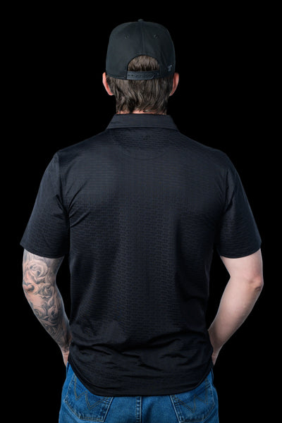 Ferrell - Laser Black Polo - Southern Soule Designs
