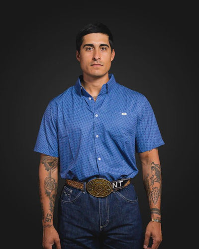 Ferrell - Matt Short Sleeve Button Up Shirt - Southern Soule Designs