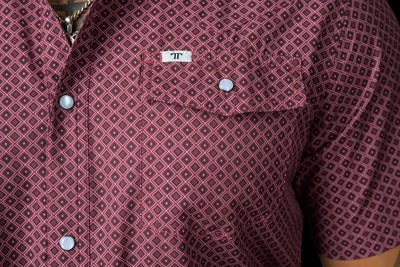 Ferrell - Nicholas Short Sleeve Snap Shirt - Southern Soule Designs