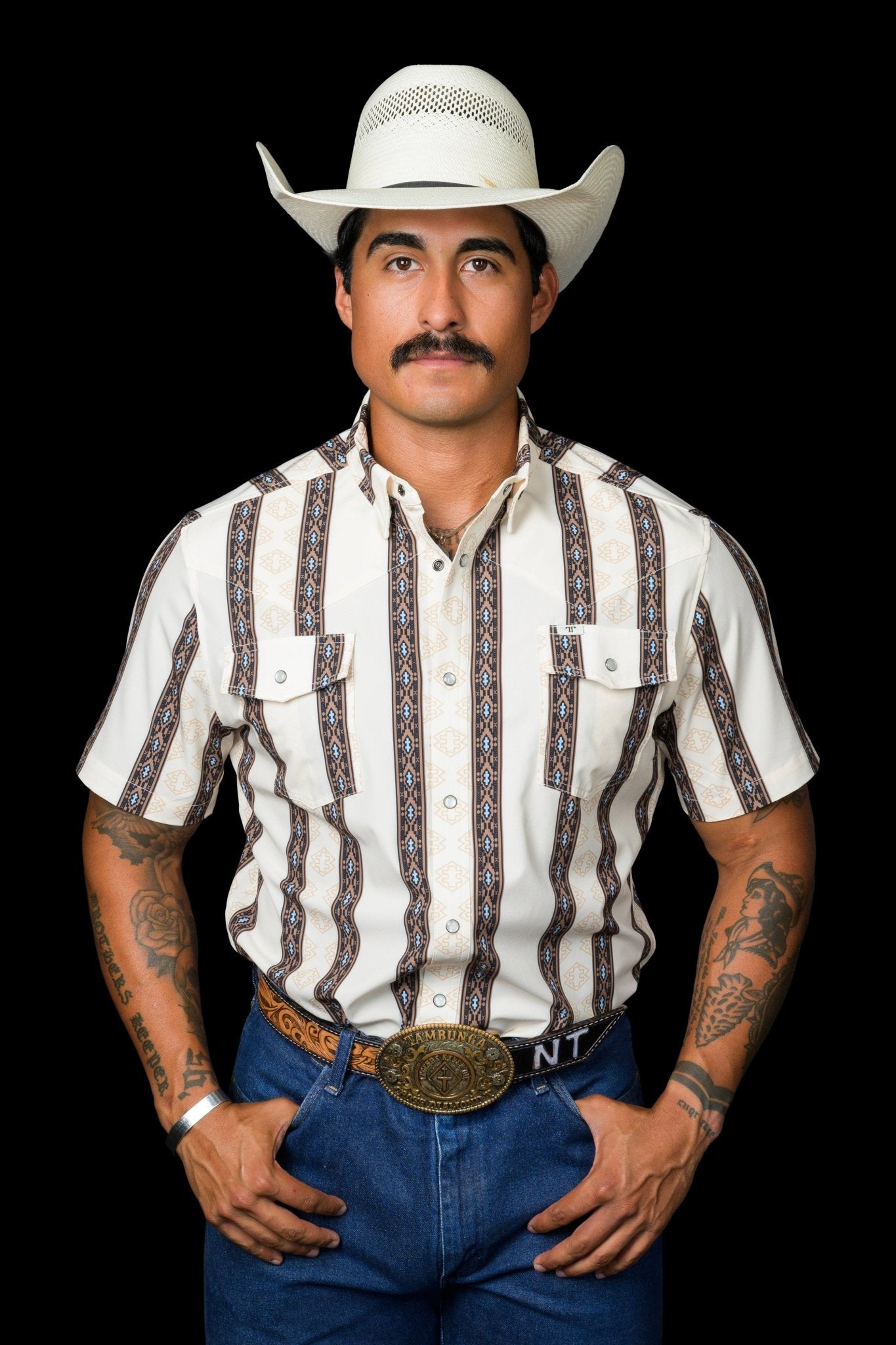 Ferrell - Ryder Short Sleeve Snap Shirt - Southern Soule Designs