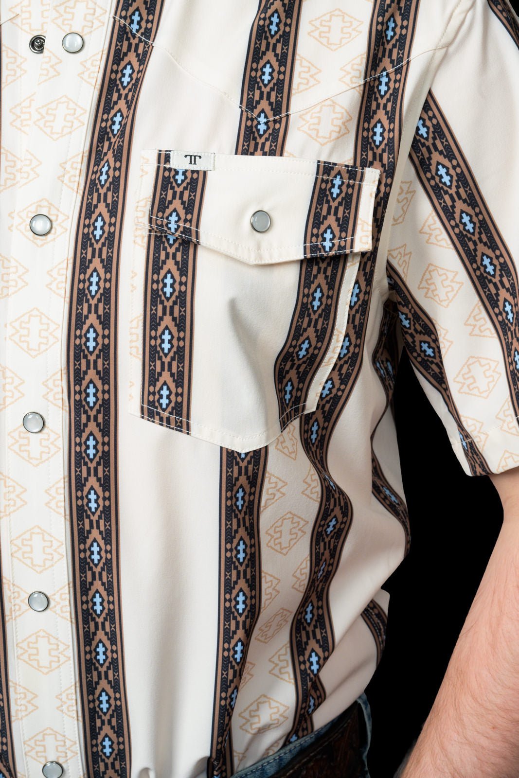 Ferrell - Ryder Short Sleeve Snap Shirt - Southern Soule Designs
