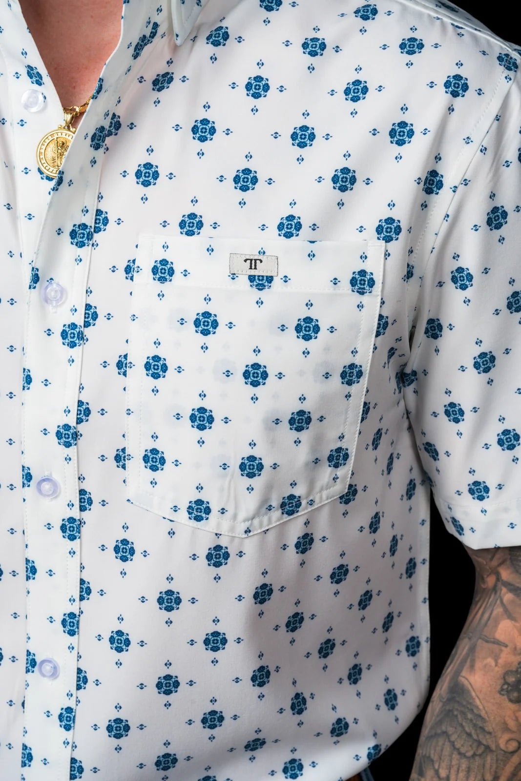 Ferrell The Beau - Short Sleeve Button Up - Southern Soule Designs