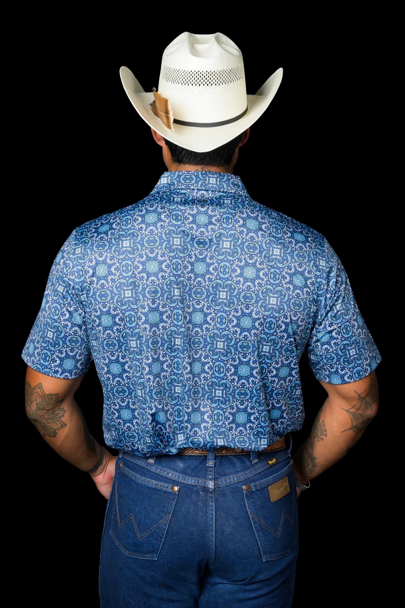 Ferrell - The Bennett in Blue Polo - Southern Soule Designs
