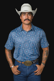 Ferrell - The Bennett in Blue Polo - Southern Soule Designs