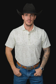 Ferrell - The Carson Polo in Cream - Southern Soule Designs