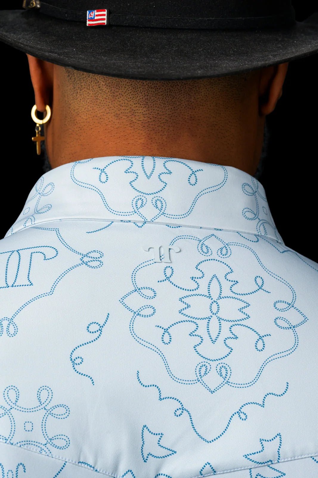 Ferrell - The Carson Polo in Light Blue - Southern Soule Designs