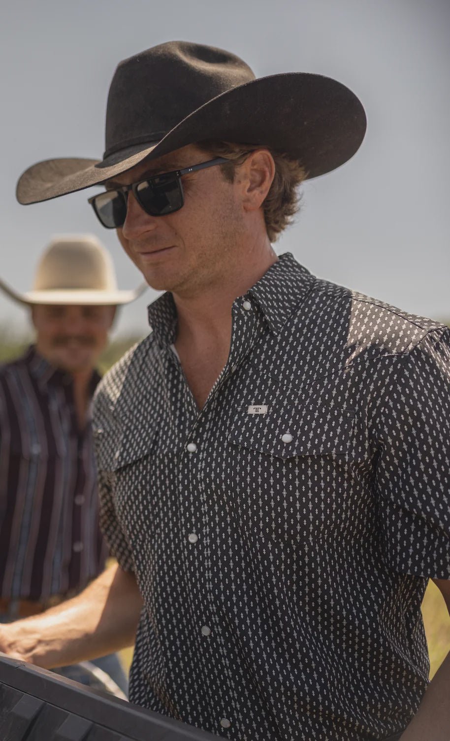 Ferrell - The Cash Short Sleeve Pearl Snap Shirt - Southern Soule Designs