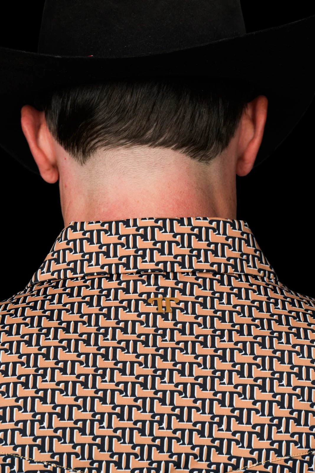 Ferrell - The Clark Pearl Snap Polo in Brown - Southern Soule Designs