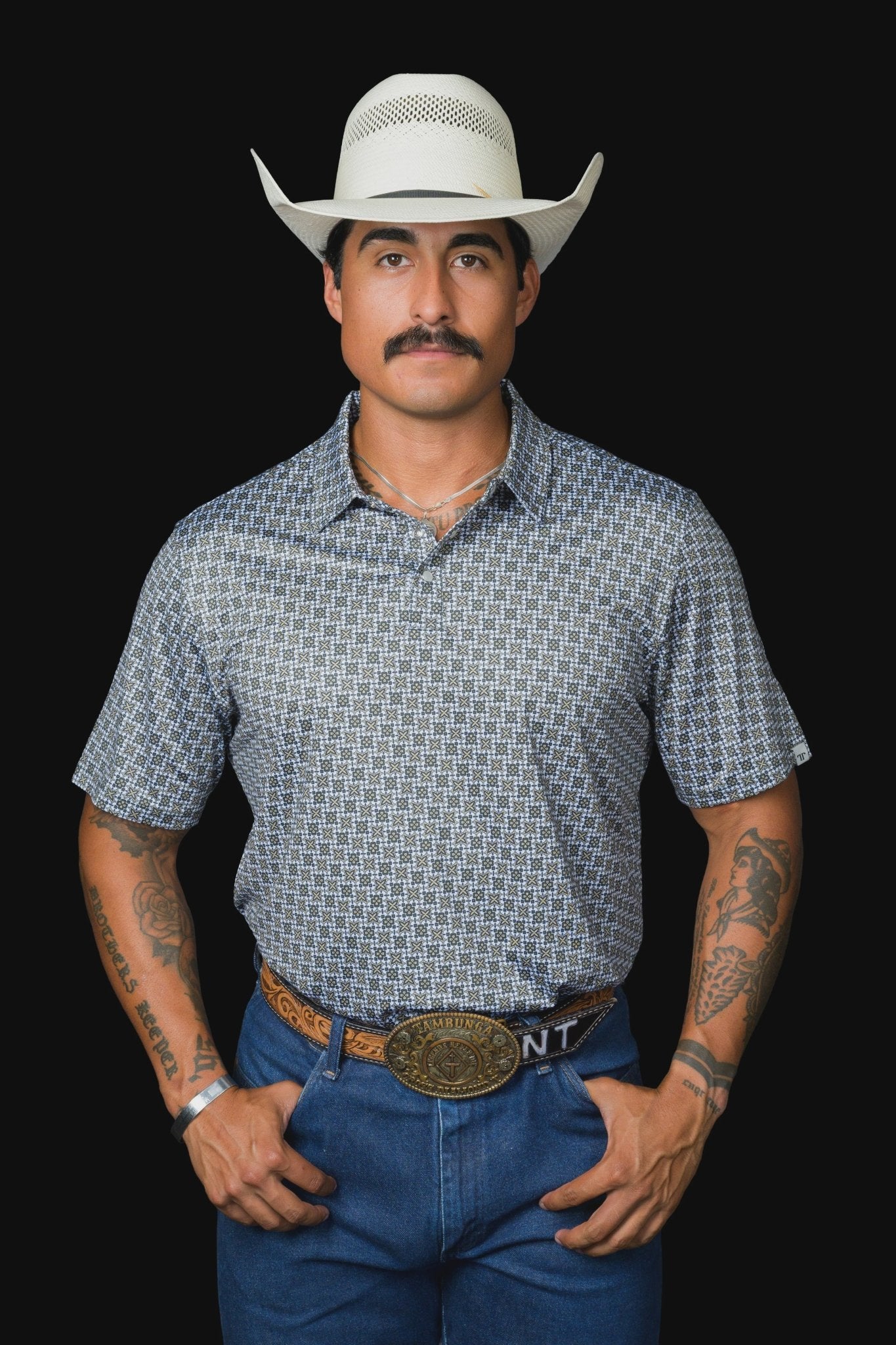 Ferrell - The Colton in Green Polo - Southern Soule Designs