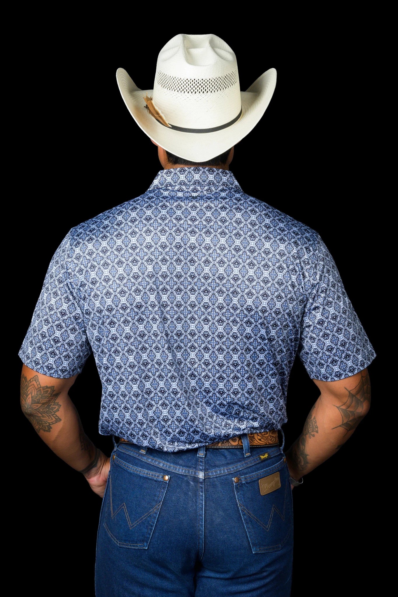 Ferrell - The Connor in Blue Polo - Southern Soule Designs
