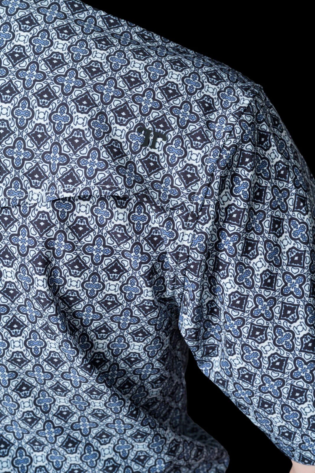 Ferrell - The Connor in Blue Short Sleeve Snap Shirt - Southern Soule Designs