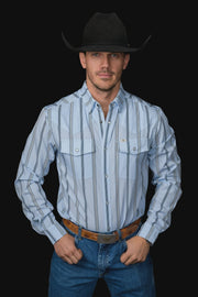 Ferrell - The Denver Long Sleeve Pearl Snap Shirt - Southern Soule Designs