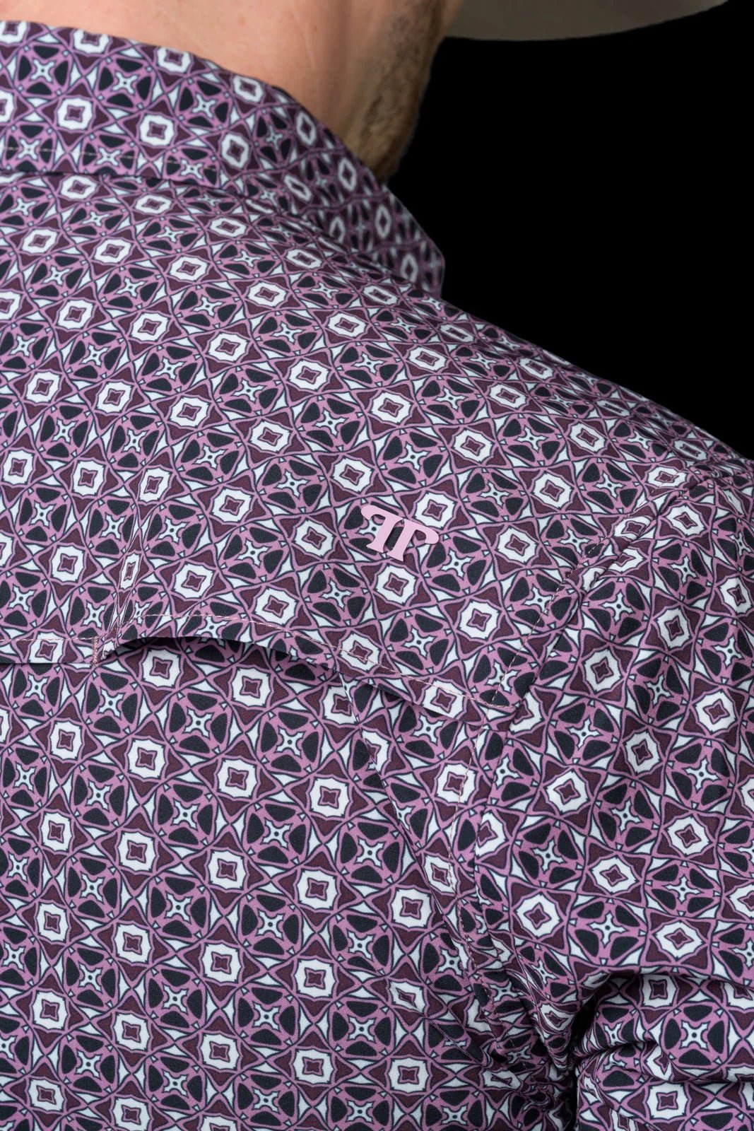 Ferrell - The Emerson Short Sleeve Pearl Snap Shirt in Maroon - Southern Soule Designs