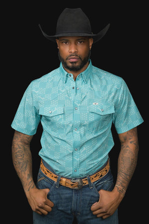 Ferrell-The Flynn Short Sleeve Snap Shirt - Southern Soule Designs
