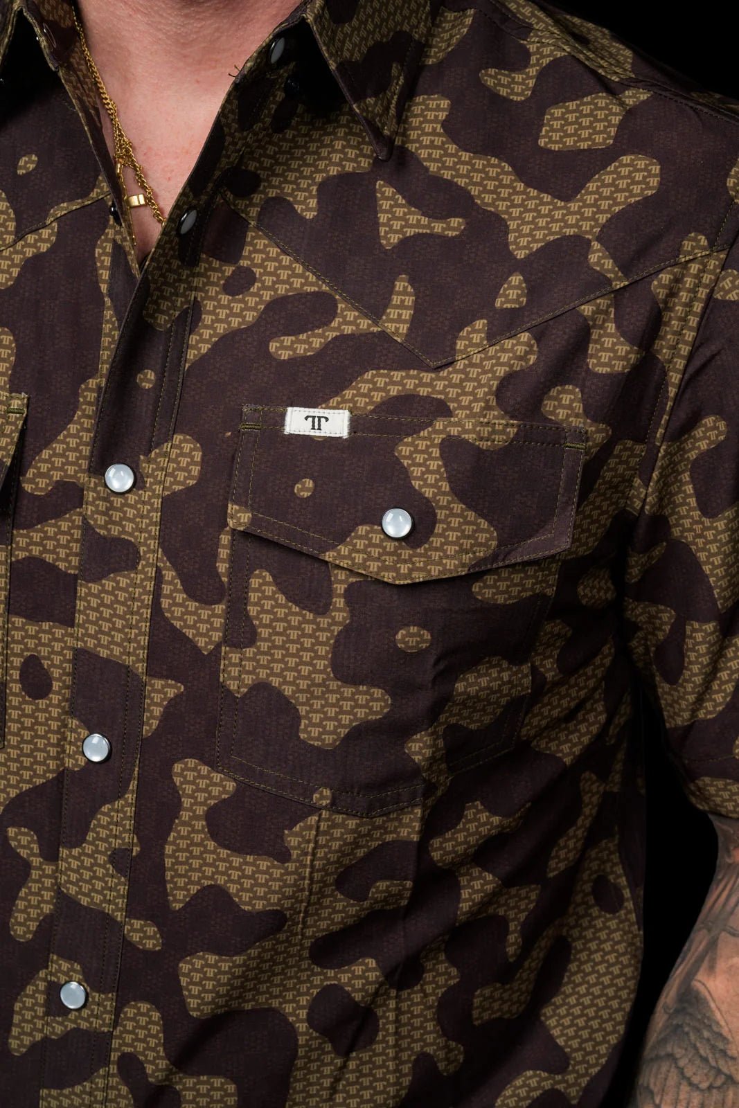Ferrell - The Gage Short Sleeve Snap Shirt - Southern Soule Designs