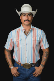 Ferrell - The Harrison Salmon Short Sleeve Snap Shirt - Southern Soule Designs