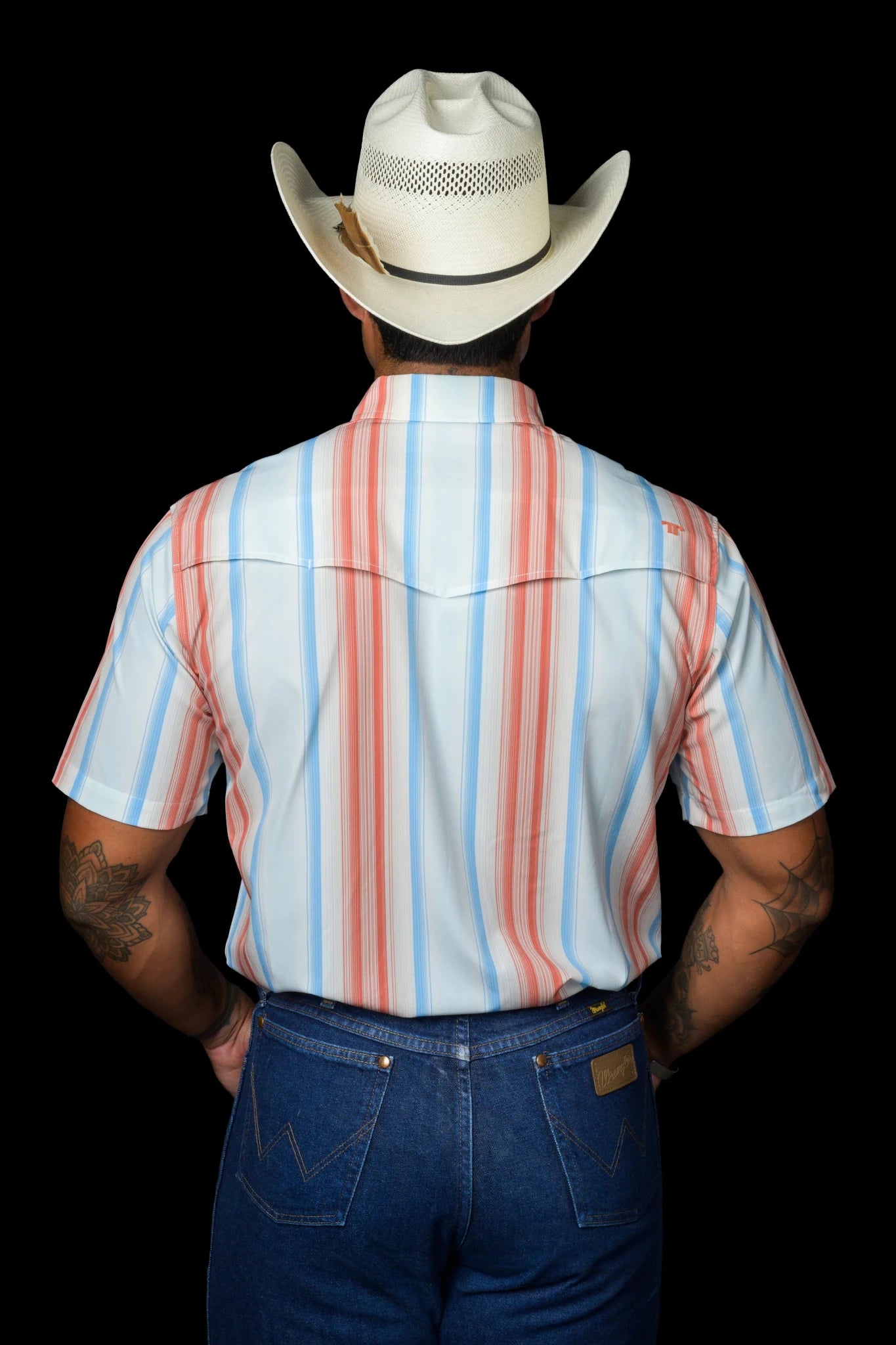 Ferrell - The Harrison Salmon Short Sleeve Snap Shirt - Southern Soule Designs