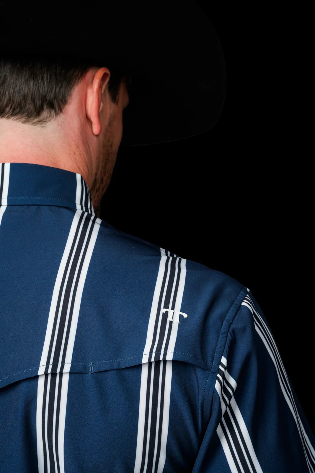 Ferrell - The Hatfield Short Sleeve Pearl Snap Shirt in Blue - Southern Soule Designs